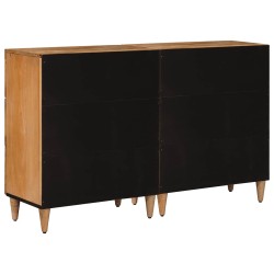 Buffet 2 pcs Naturel 60 x 33 x 75 cm Bois de mangue massif 615625615625