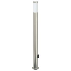 Borne lumineuse avec détecteur et prise 110 cm acier inoxydable IP44 615644615644