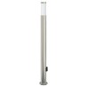 Borne lumineuse avec détecteur et prise 110 cm acier inoxydable IP44 615644615644