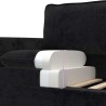 Ensemble de Canapés 2 pcs Noir Polyester 615645615645
