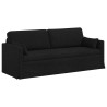 Ensemble de Canapés 2 pcs Noir 198 x 78 x 80 cm tissu 615646615646