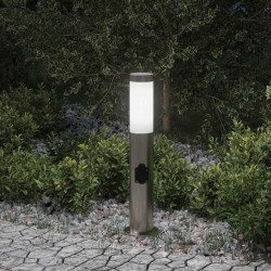 Borne lumineuse avec sortie 50 cm en acier inoxydable IP44 615647615647
