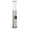 Borne lumineuse avec sortie 50 cm en acier inoxydable IP44 615647615647
