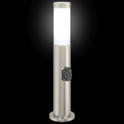 Borne lumineuse avec sortie 50 cm en acier inoxydable IP44 615647615647