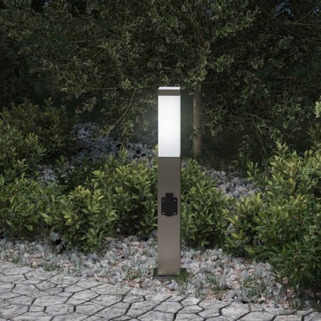 Borne lumineuse avec sortie 50 cm en acier inoxydable IP44 615648615648