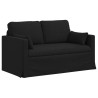 Ensemble de Canapés 2 pcs Noir 139 x 78 x 80 cm tissu 615650615650