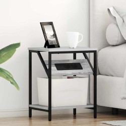 Cabinet de chevet Gris Sonoma 38 x 30 x 48 cm Bois d'ingénierie 615659615659