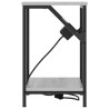 Cabinet de chevet Gris Sonoma 38 x 30 x 48 cm Bois d'ingénierie 615659615659