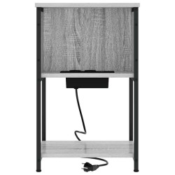 Cabinet de chevet Gris Sonoma 38 x 31 x 61 cm Bois d'ingénierie 615660615660