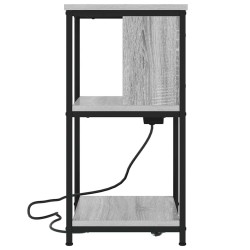 Cabinet de chevet Gris Sonoma 38 x 31 x 61 cm Bois d'ingénierie 615660615660