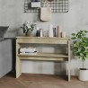 Table console chêne sonoma 102x30x80 cm bois d'ingénierie 615661615661