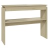 Table console chêne sonoma 102x30x80 cm bois d'ingénierie 615661615661