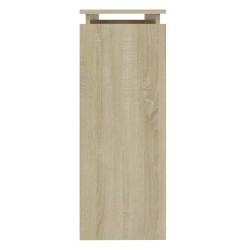 Table console chêne sonoma 102x30x80 cm bois d'ingénierie 615661615661