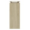 Table console chêne sonoma 102x30x80 cm bois d'ingénierie 615661615661