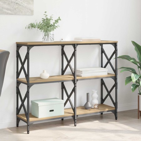 Table console Chêne artisanal 100 x 28 x 80,5 cm 615663615663