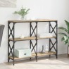 Table console Chêne artisanal 100 x 28 x 80,5 cm 615663615663