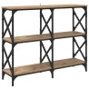 Table console Chêne artisanal 100 x 28 x 80,5 cm 615663615663
