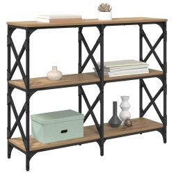 Table console Chêne artisanal 100 x 28 x 80,5 cm 615663615663