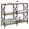 Table console Chêne artisanal 100 x 28 x 80,5 cm 615663615663