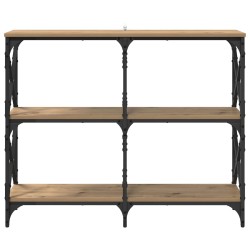 Table console Chêne artisanal 100 x 28 x 80,5 cm 615663615663