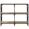 Table console Chêne artisanal 100 x 28 x 80,5 cm 615663615663
