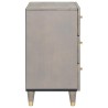 Cabinet de chevet Gris 50 x 33 x 62 cm Bois de mangue massif 615664615664