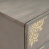 Cabinet de chevet Gris 50 x 33 x 62 cm Bois de mangue massif 615664615664