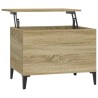 Table basse Chêne sonoma 60x44,5x45 cm Bois d'ingénierie 615666615666