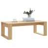 Table basse chêne sonoma 102x50x35 cm bois d'ingénierie 615667615667