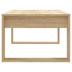 Table basse chêne sonoma 102x50x35 cm bois d'ingénierie 615667615667