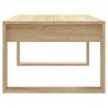 Table basse chêne sonoma 102x50x35 cm bois d'ingénierie 615667615667