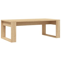 Table basse chêne sonoma 102x50x35 cm bois d'ingénierie 615667615667