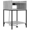 Cabinet de chevet Gris Sonoma 40 x 40 x 61 cm Bois d'ingénierie 615671615671