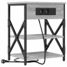 Cabinet de chevet Gris Sonoma 41 x 31 x 51 cm Bois d'ingénierie 615672615672