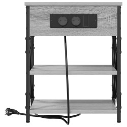 Cabinet de chevet Gris Sonoma 41 x 31 x 51 cm Bois d'ingénierie 615672615672