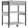Cabinet de chevet Gris Sonoma 41 x 31 x 51 cm Bois d'ingénierie 615673615673