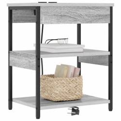Cabinet de chevet Gris Sonoma 41 x 31 x 51 cm Bois d'ingénierie 615673615673