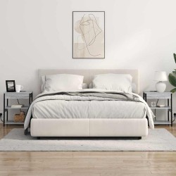 Cabinet de chevet Gris Sonoma 41 x 31 x 51 cm Bois d'ingénierie 615673615673