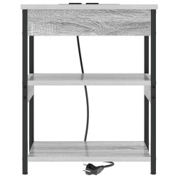 Cabinet de chevet Gris Sonoma 41 x 31 x 51 cm Bois d'ingénierie 615673615673
