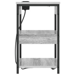 Cabinet de chevet Gris Sonoma 41 x 31 x 51 cm Bois d'ingénierie 615673615673