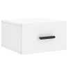 Table de chevet murale blanc 35x35x20 cm 615685615685