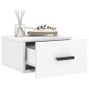 Table de chevet murale blanc 35x35x20 cm 615685615685