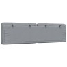 Coussin de tête de lit gris clair 180 cm tissu 615690615690