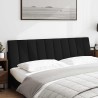 Coussin de tête de lit Hanko noir 180 cm tissu 615691615691