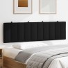 Coussin de tête de lit Hanko noir 180 cm tissu 615691615691