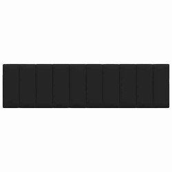 Coussin de tête de lit Hanko noir 180 cm tissu 615691615691