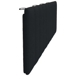 Coussin de tête de lit Hanko noir 180 cm tissu 615691615691