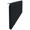 Coussin de tête de lit Hanko noir 180 cm tissu 615691615691