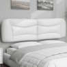 Coussin de tête de lit Hvar blanc 180 cm similicuir 615692615692