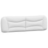 Coussin de tête de lit Hvar blanc 180 cm similicuir 615692615692